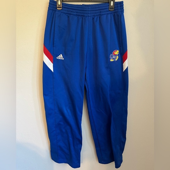 Adidas Kansas Jayhawks Sweatpants - Picture 1 of 4